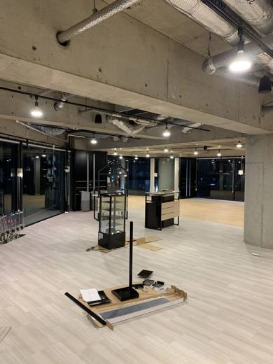 店舗・オフィスの施工中