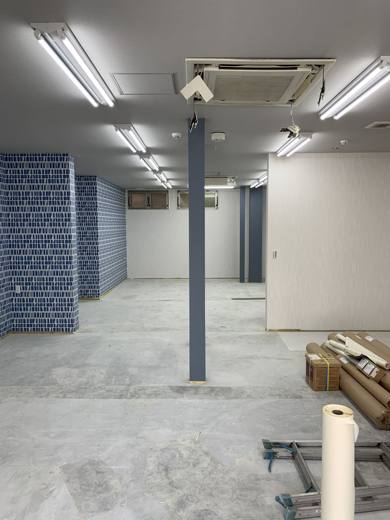 店舗・オフィスの施工中